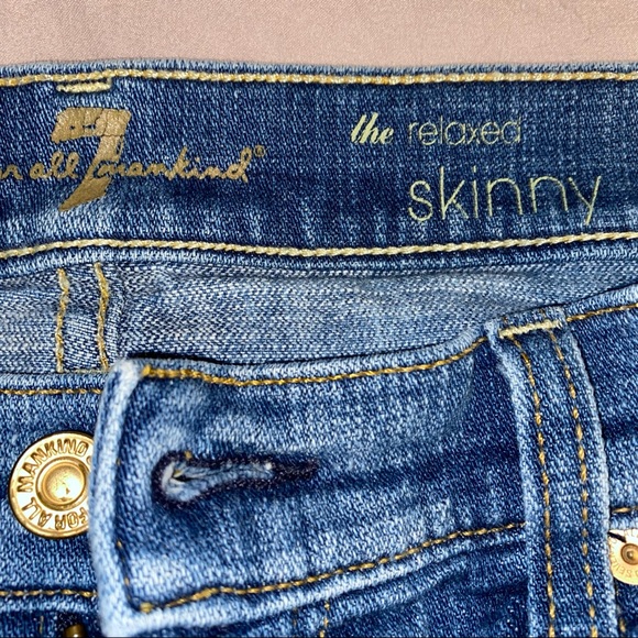 7 for all mankind skinny jeans - Picture 2 of 6